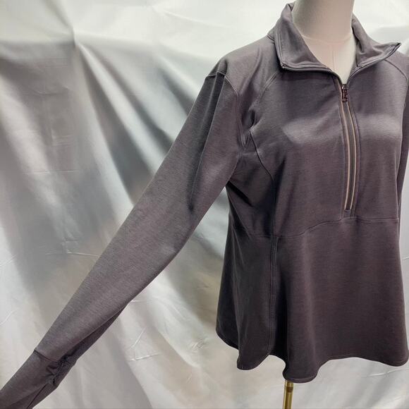 Calia Women's XL Run‎ Long Sleeve 1/4 Zip Pullover Sweatshirt Purple Active - Picture 3 of 16